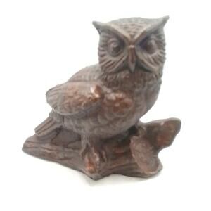 VTG 1970's Red Mill Handcrafted Owl Figurine